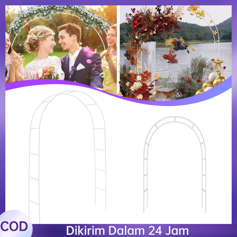 1set Besi Dekorasi Backdrop Besi Untuk Dekorasi Besi Dekorasi Lengkungan Besi Dekorasi Besi Lengkung