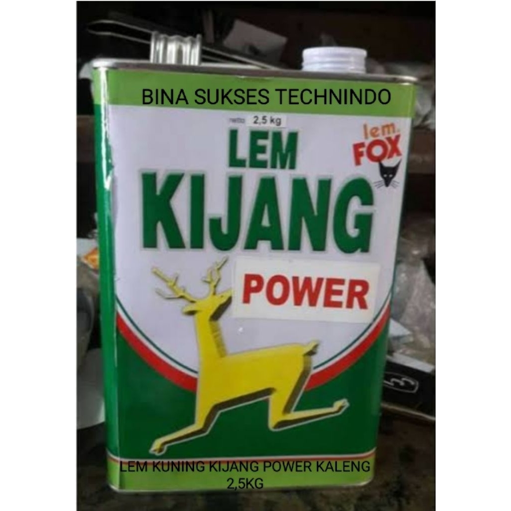 

LEM KUNING KIJANG POWER KALENG 2,5KG 2,5 KG 2.5KG 2.5 KG HIGH QUALITY