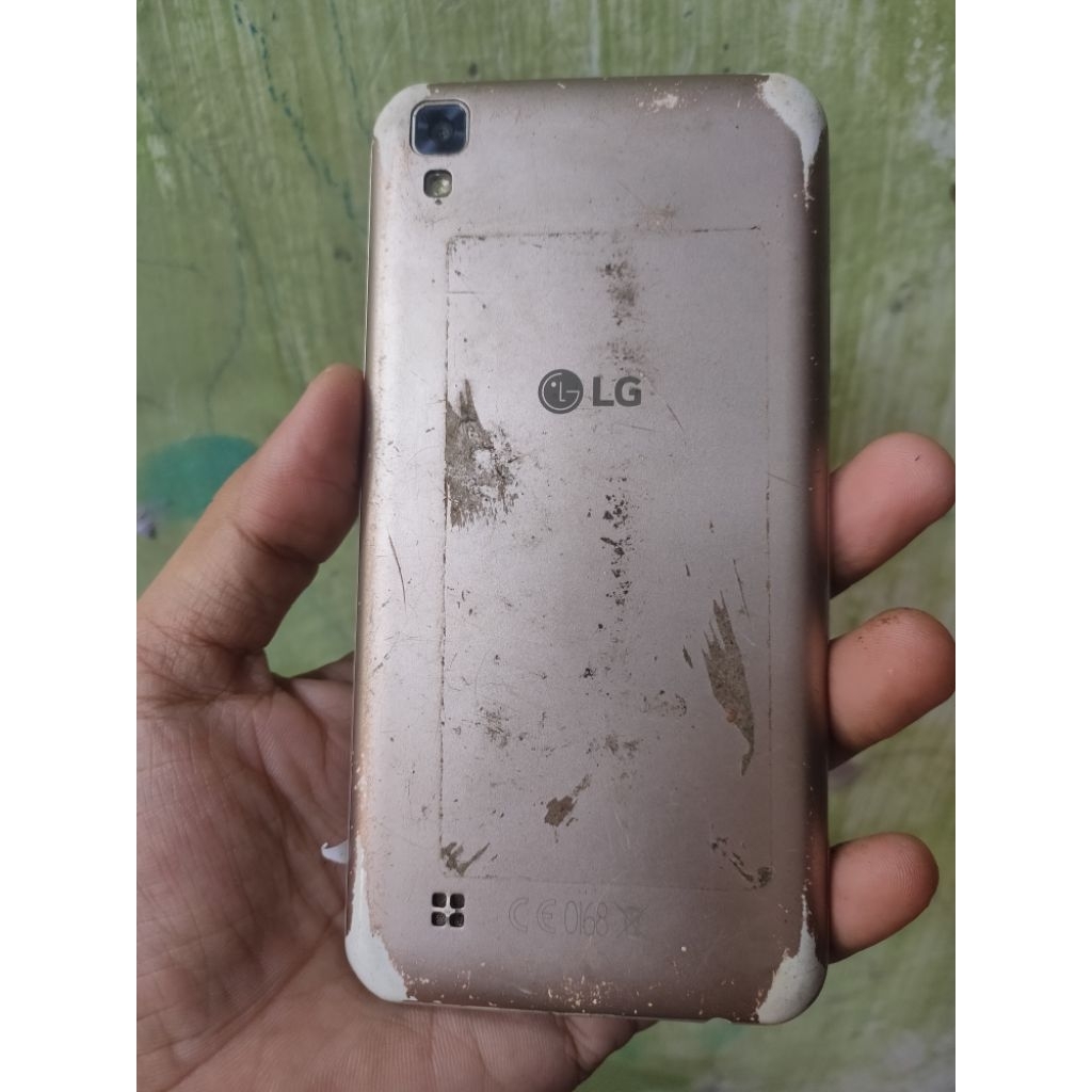 hp LG x power kondisi mesin hidup lcd retak2