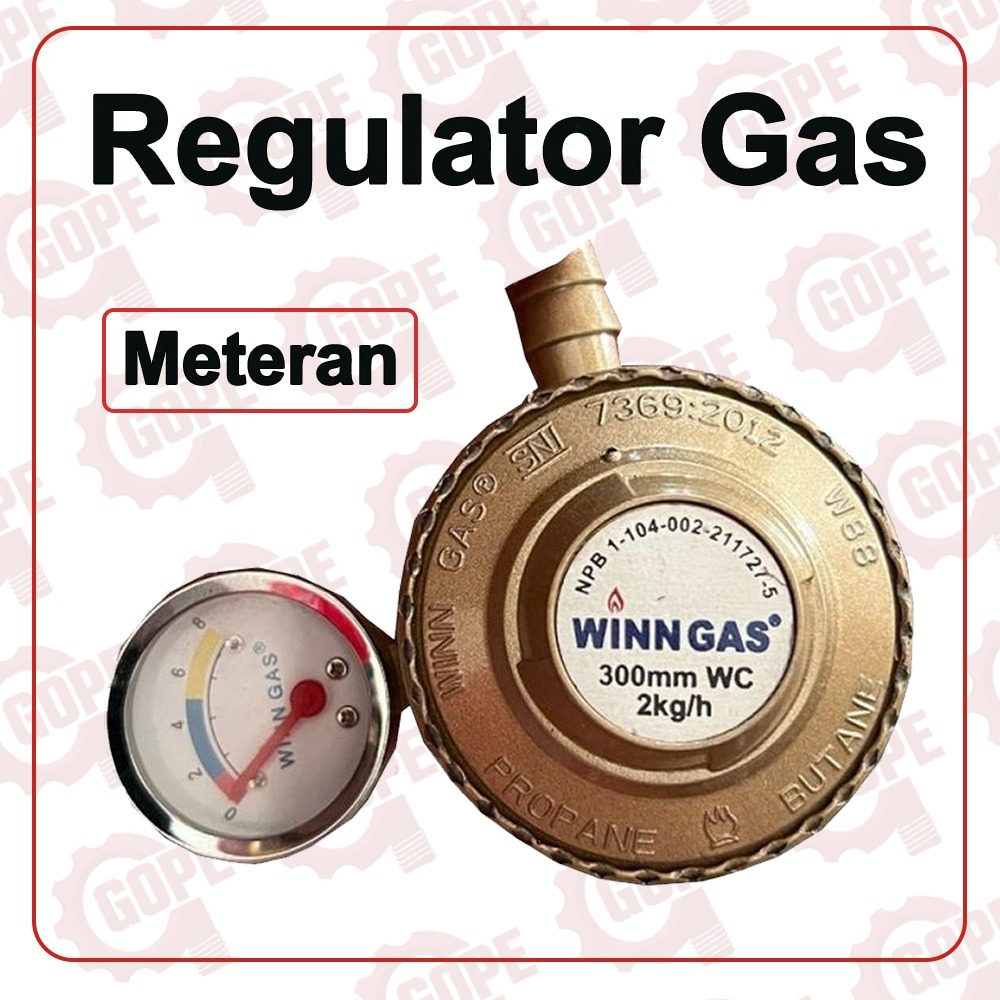 Regulator gas winn gas otomatis meter meteran