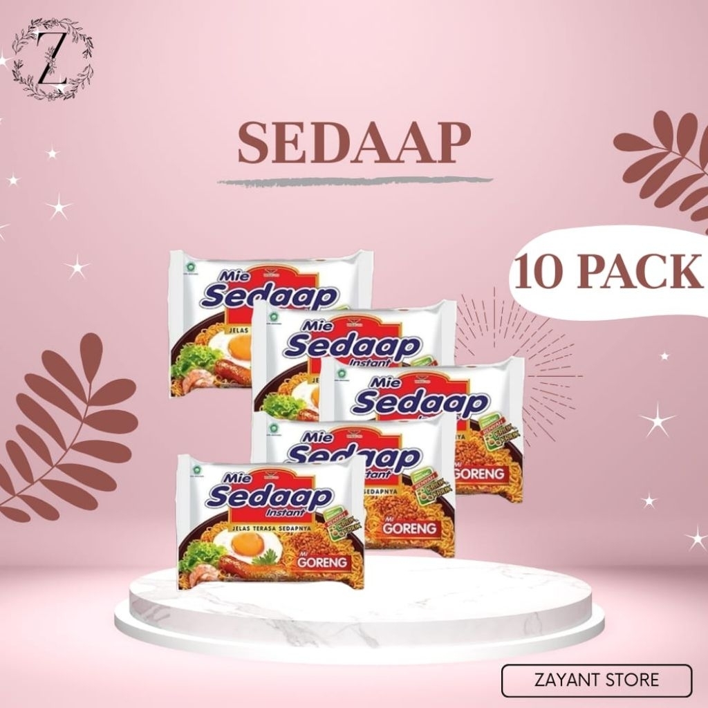 

MIE SEDAAP GORENG paket isi 5 & 10 PCS