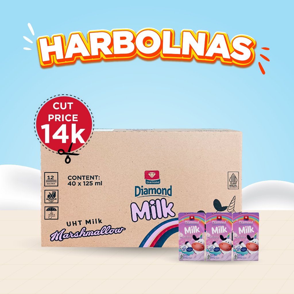 

POTONGAN HARGA 14K SETIAP PEMBELIAN 1 KARTON DIAMOND MILK UHT MARSHMALLOW 125 ML