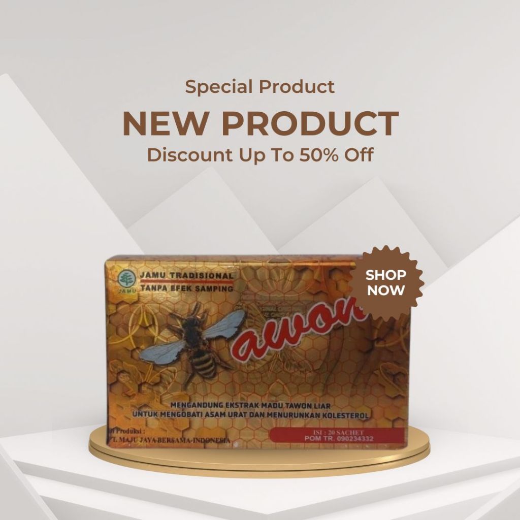 

Tawon Serbuk Original Mengobati Asam Urat & Kolesterol (TWS)