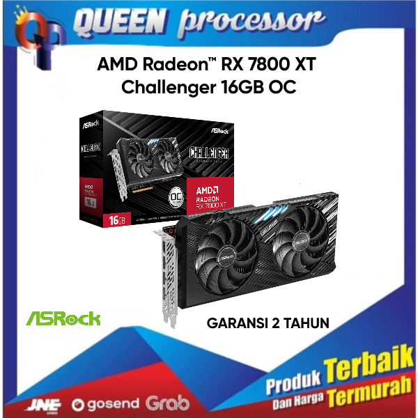 Vga Asrock AMD Radeon RX 7800 XT Challenger 16GB - RX7800XT