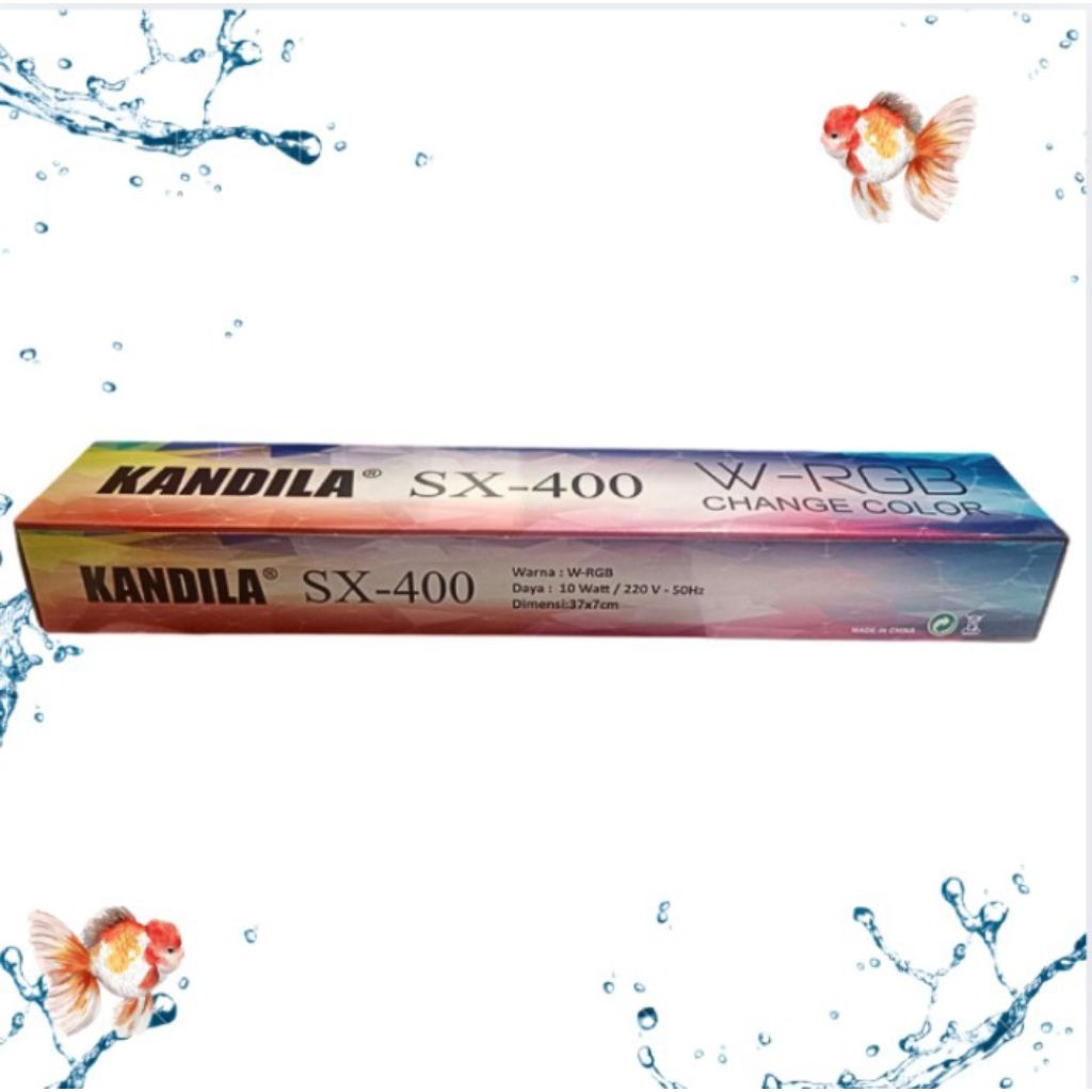 LAMPU KANDILA PRO SX 400 3 MODE CAHAYA LED AQUARIUM CHANGE COLOR