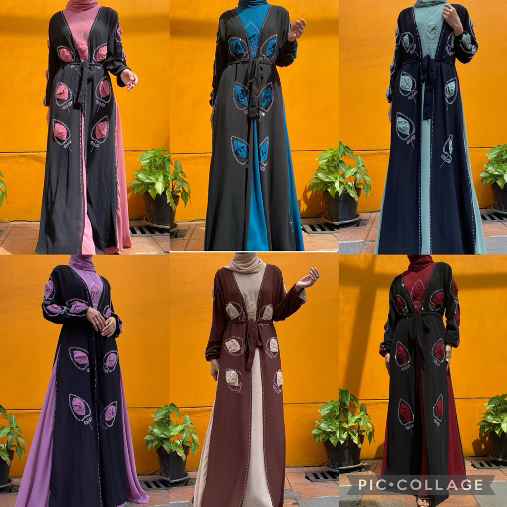 Kayla abaya set hijab by ophie151 collection