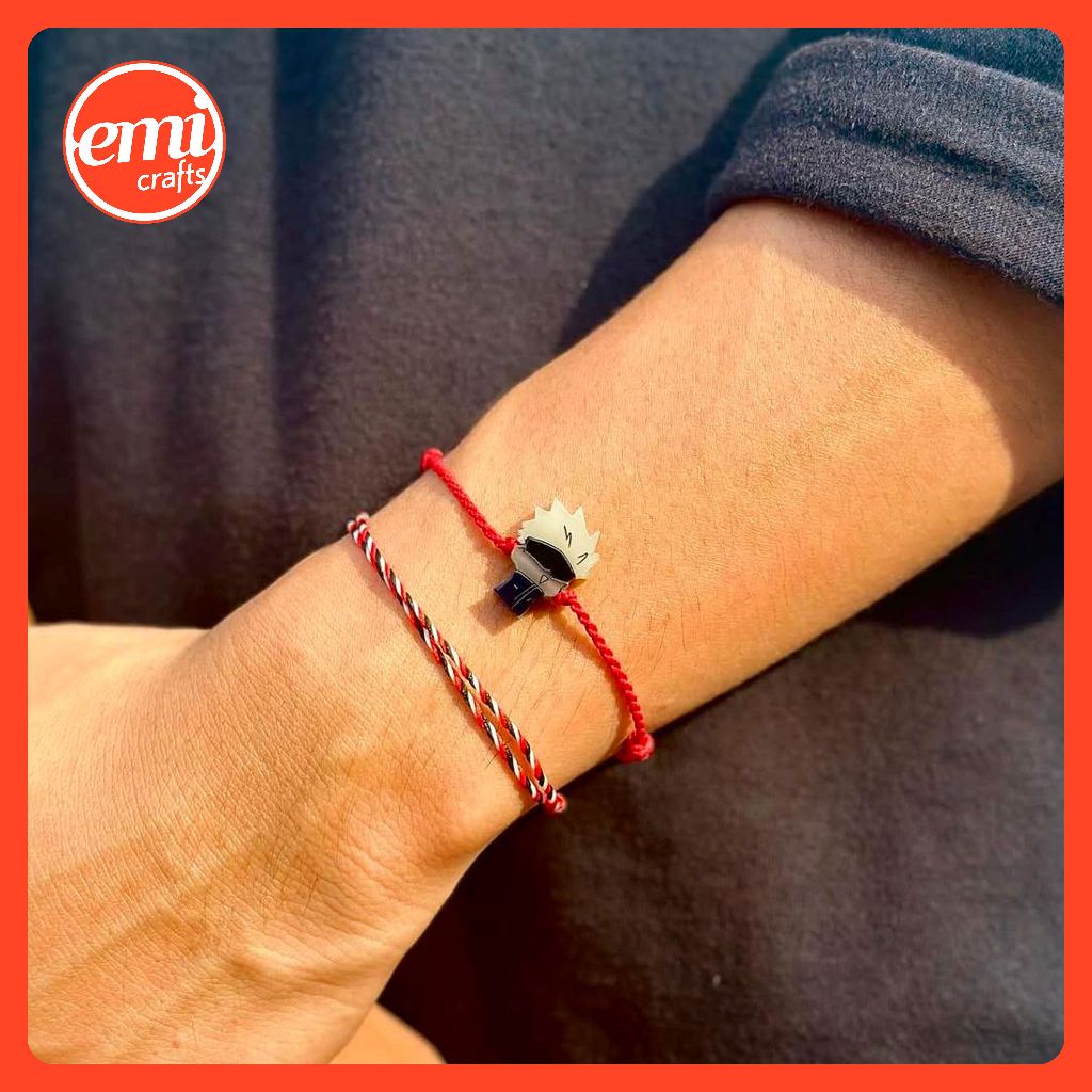 Emicraftt - Gelang Gojo Satoru Jujutsu Kaisen Bracelet Glow In The Dark