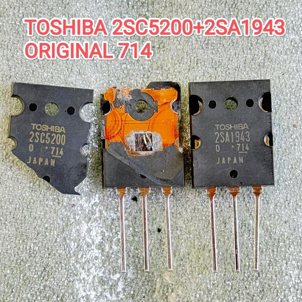 Jlelectro Toshiba Transistor 2Sc5200 2Sa1943 Original Jepang