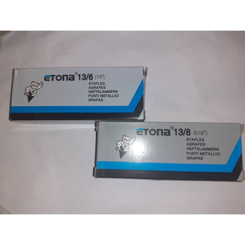 

Isi Staples Etona 13/6(6mm) dan 13/8(8mm) Manual