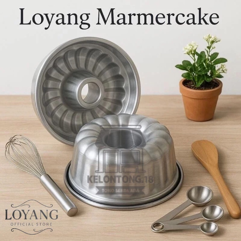loyang marmer cake viral size 16 18 20 cm / loyang marmer / loyang cake