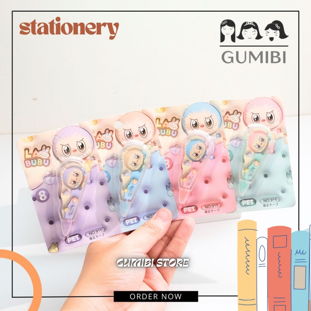 

TIP EX LABUBU TIP-X CORRECTION TAPE LABUBU MINI PENGHAPUS PULPEN TIP X LABUBU LUCU TERMURAH