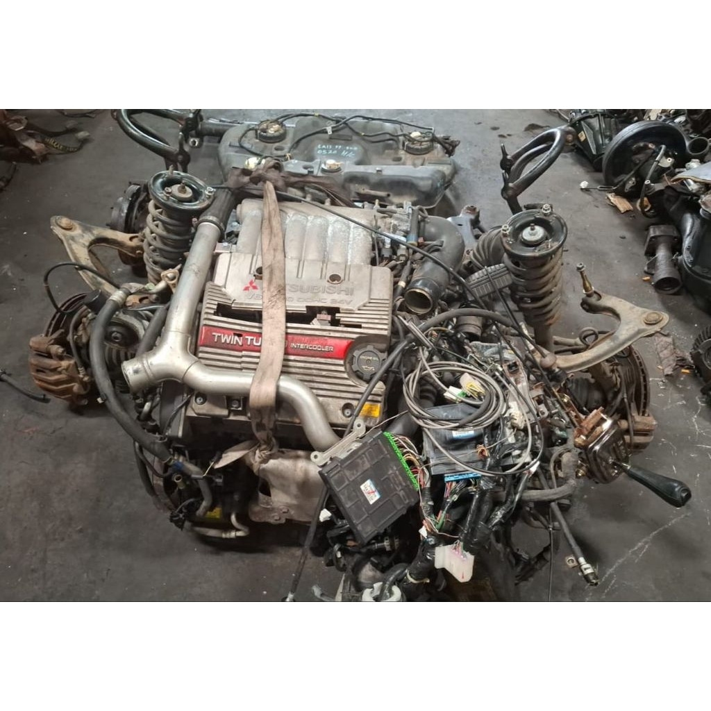 Mesin Galant VR4 6A13TT AWD Manual Komplit Set