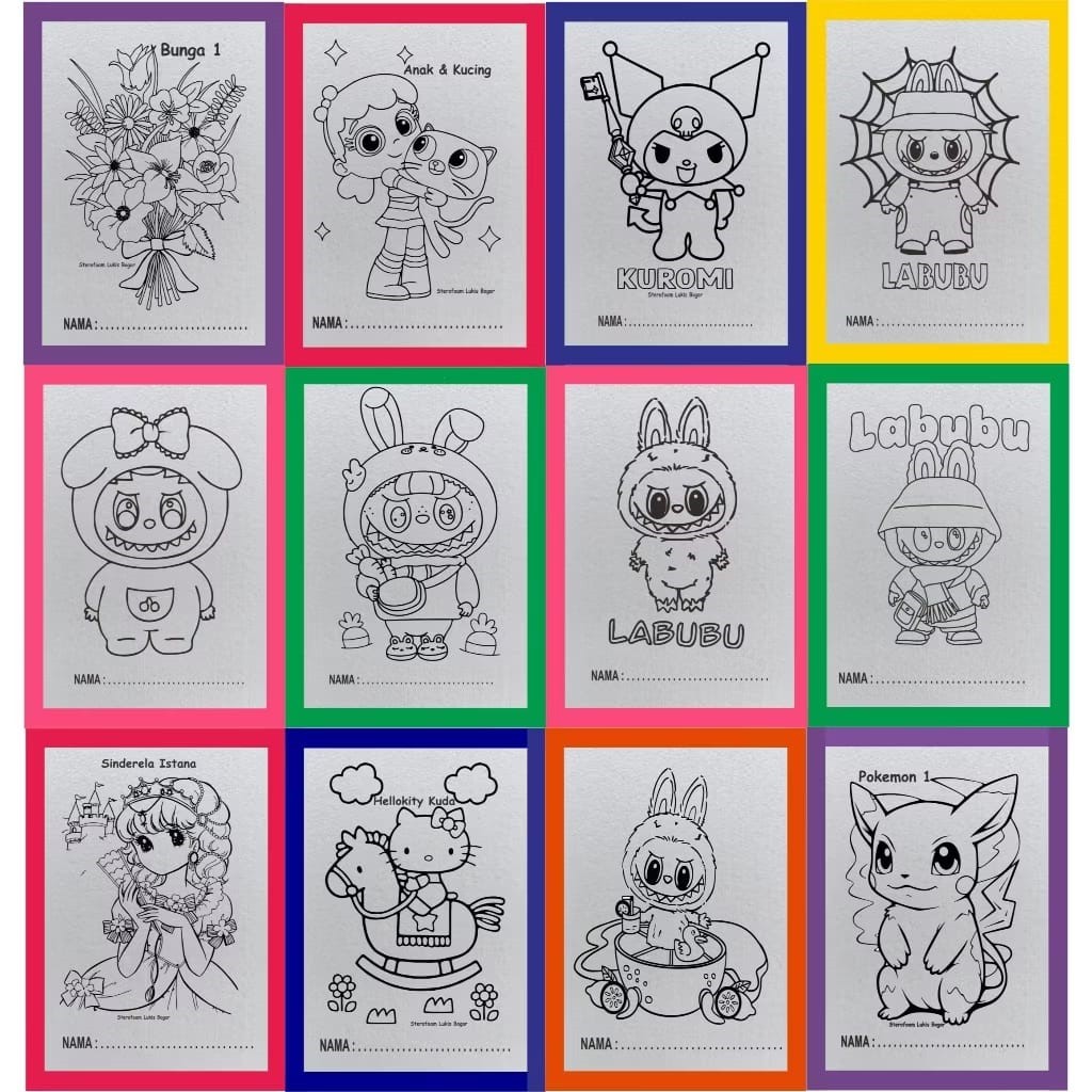 

(Paket 10 pcs) Styrofoam Mewarnai 30x40 cm Harga Grosir