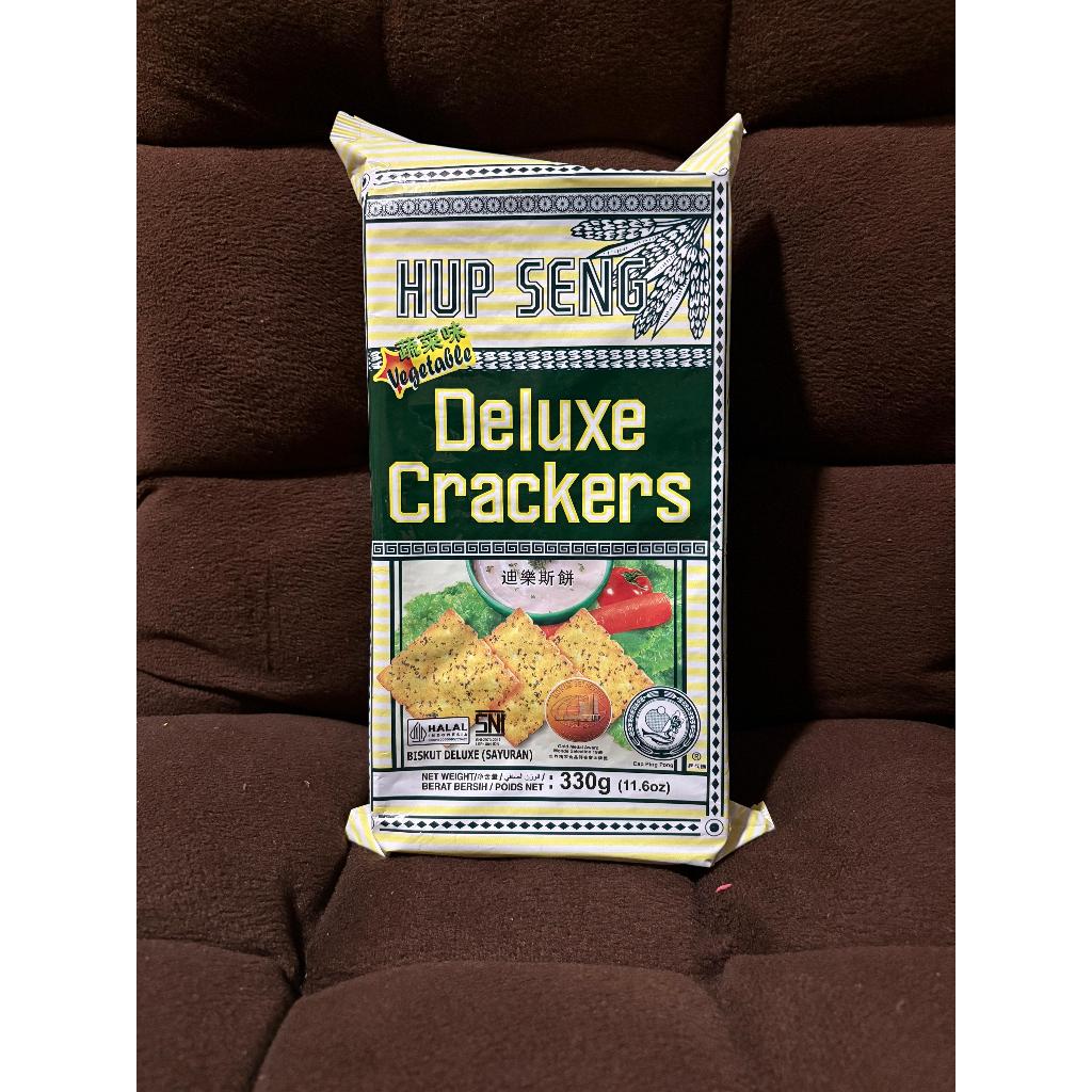 

HUP SENG Vegetable Delux Crackers / Biskuit Sayuran // 330gr