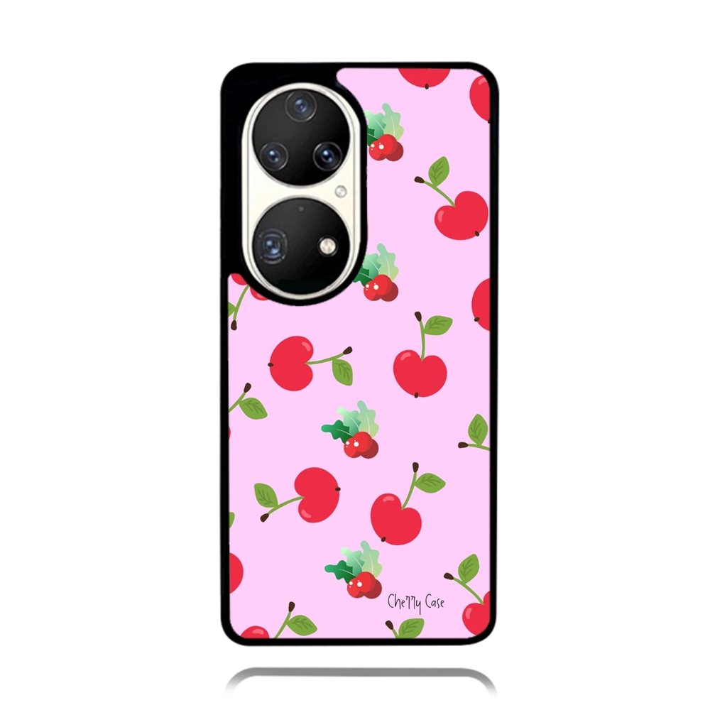 Case Phone Huawei P50 P40 P30 P20 PRO TPU Rubber Custom Softcase Light Purple Chery