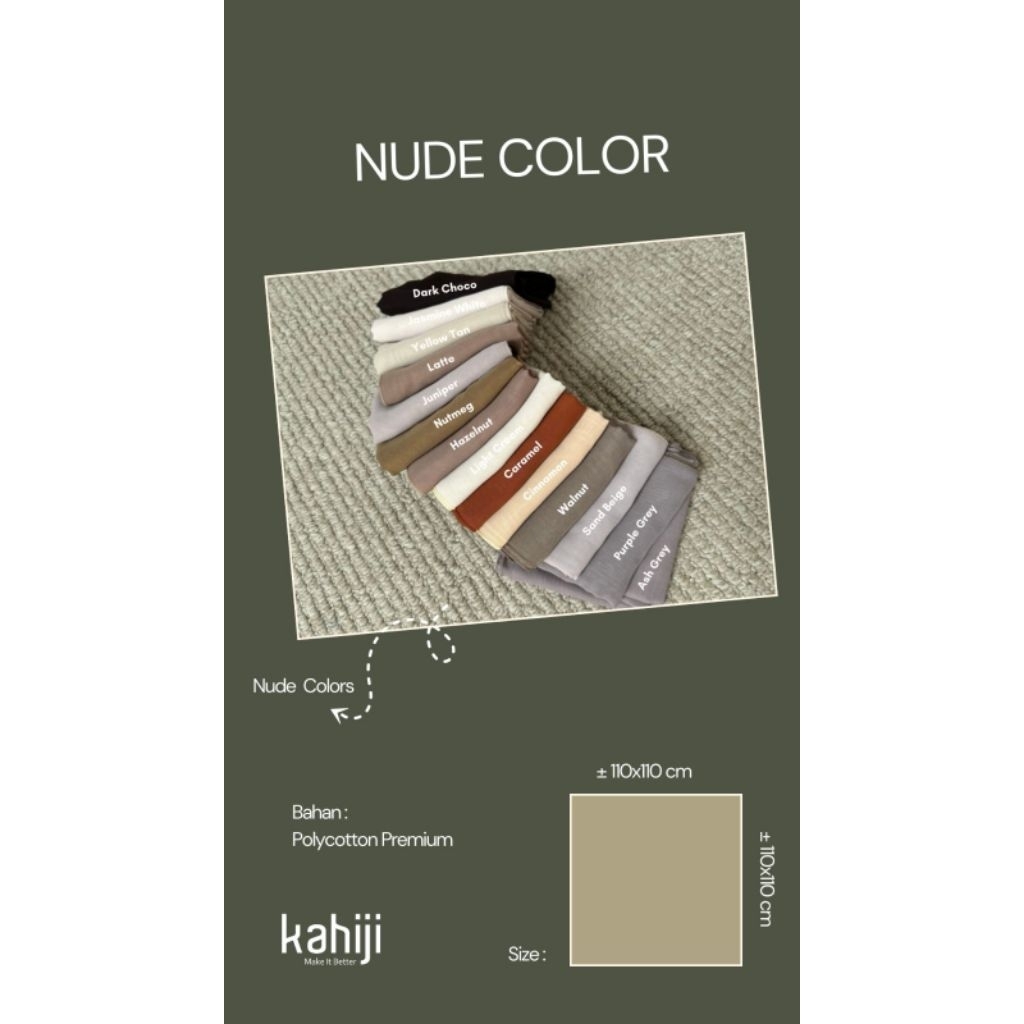 BASIC SCARF PREMIUM - HIJAB SEGI EMPAT PREMIUM - HIJAB BASIC SCARF PREMIUM - HIJAB ANTI MLEYOT