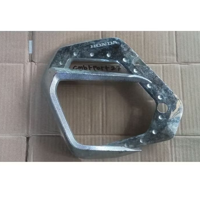 GARNISH COVER RADIATOR CHROME VARIO 125 OLD BHOLAM ORIGINAL SECOND COPOTAN