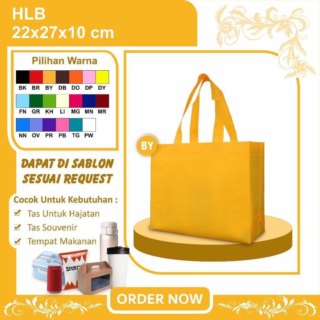 

ALTHEA Tas Souvenir Yasinan Goodie Bag Aqiqah Tas Sembako Kecil Tas Kotak Roti 22x27x10