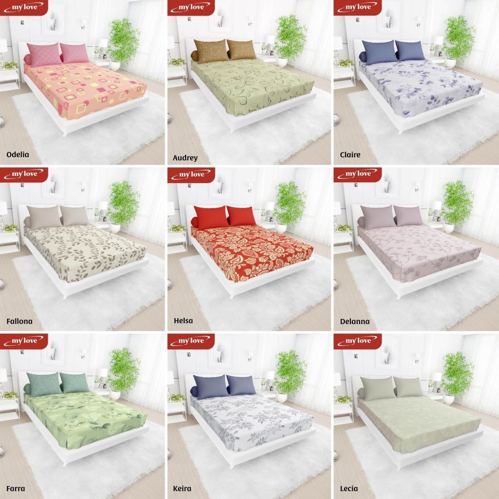 ALL NEW MY LOVE Sprei King 180x200 Tinggi 30 cm / Seprei My Love Ukuran 180×200 T30
