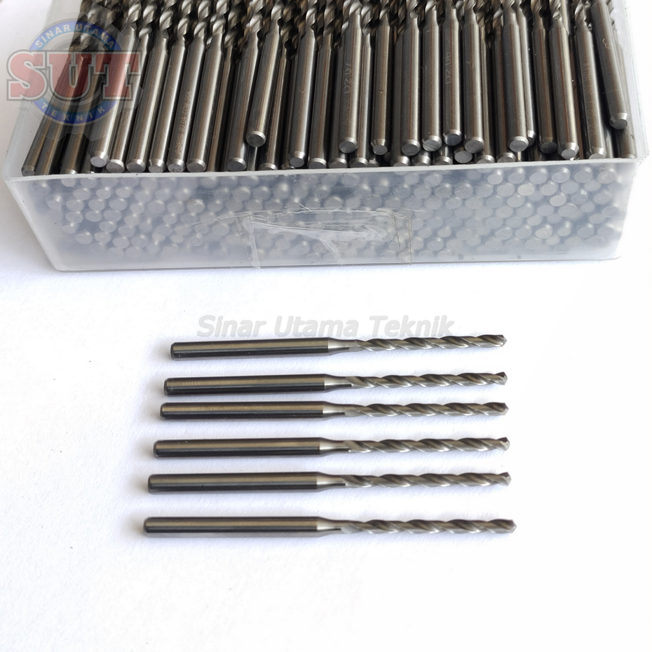 Mata bor 1.85mm-2.0mm-2.09mm bor Carbide bekas untuk bor besi keras