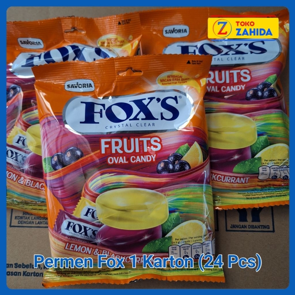 

Permen Fox 1 Karton isi 24 x 125gr EXP AGUSTUS 2026