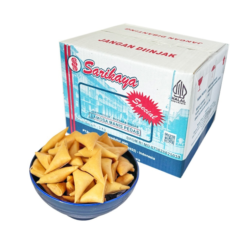 

Sehati Snack - Samosa Pedes Cemilan Enak Renyah 250gram 500gram Ecer