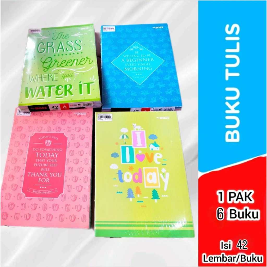 

V2_BigBoss Cartoon / Buku Tulis 42 Lembar (6 buku)