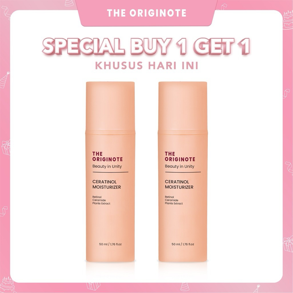 SPECIAL BUY 1 GET 1 The Originote Ceratinol Moisturizer - Retinol Cream Gel Serum Pelembab Wajah Men