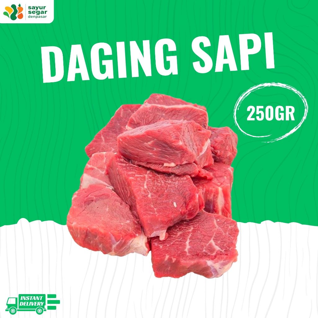 

Daging Sapi 250gr - Sayur Segar Denpasar