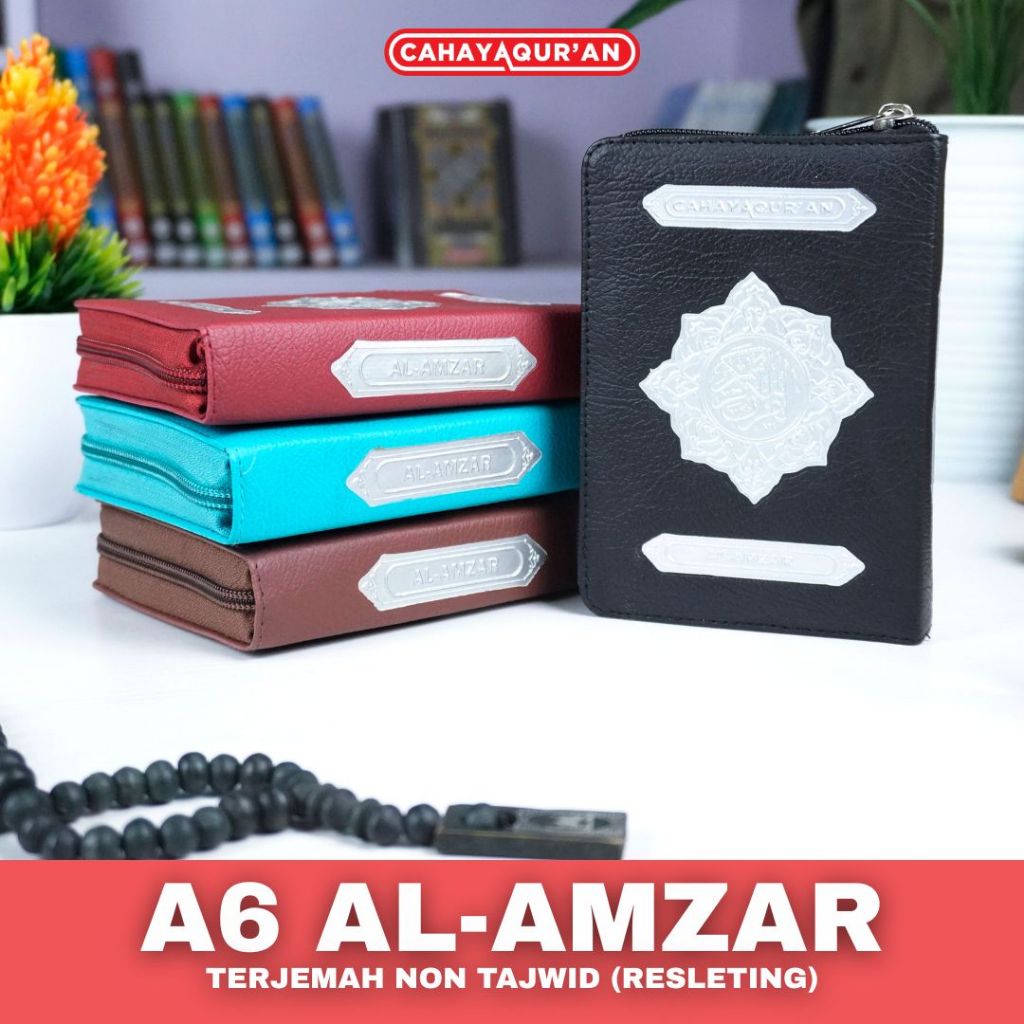 Alquran Mini Saku Al-Amzar Terjemah Non Tajwid A6 Resleting
