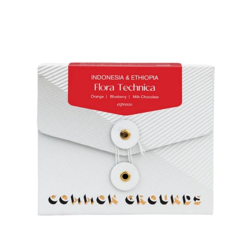 

Common Grounds Coffee Espresso Blend Arabica Coffee : Flora Technica 200 GR - Coffee Beans / Biji Kopi