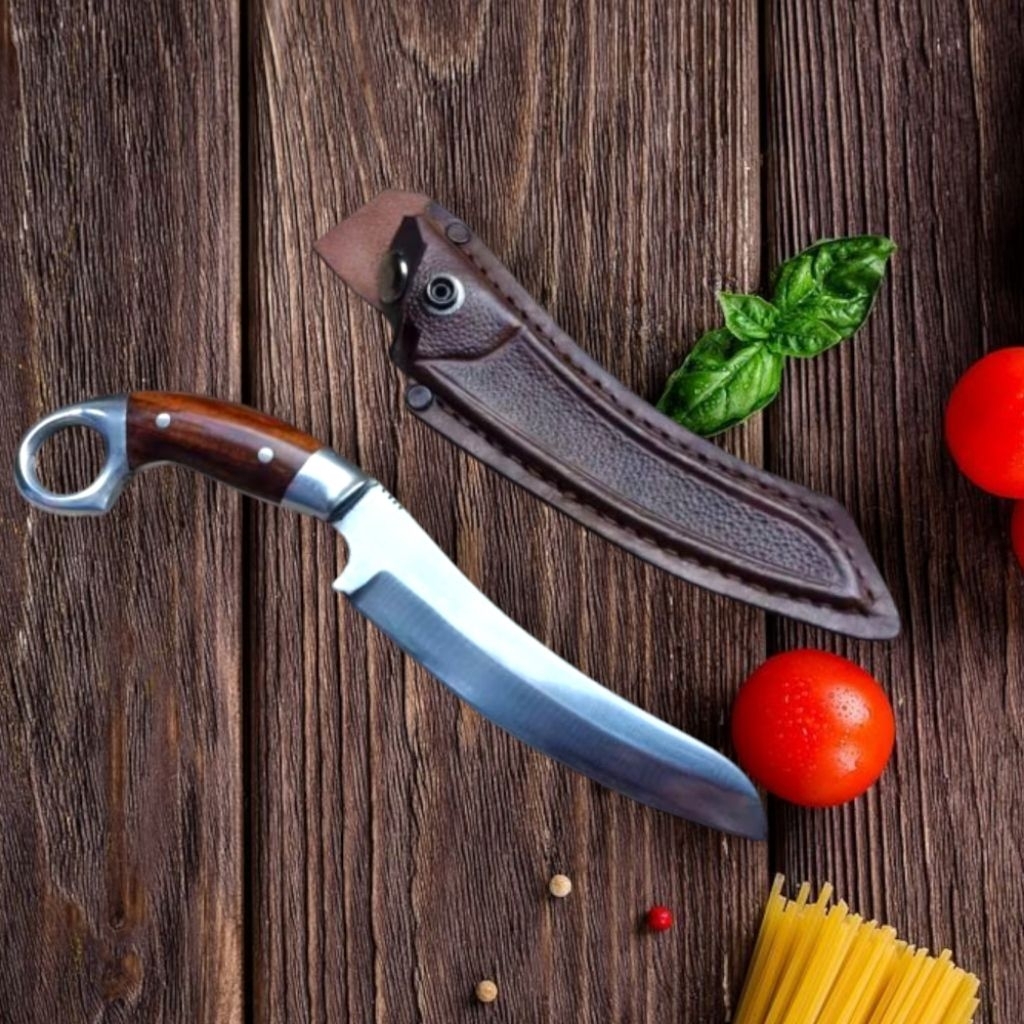 Pisau Skinner Seset Fulltang Bolong