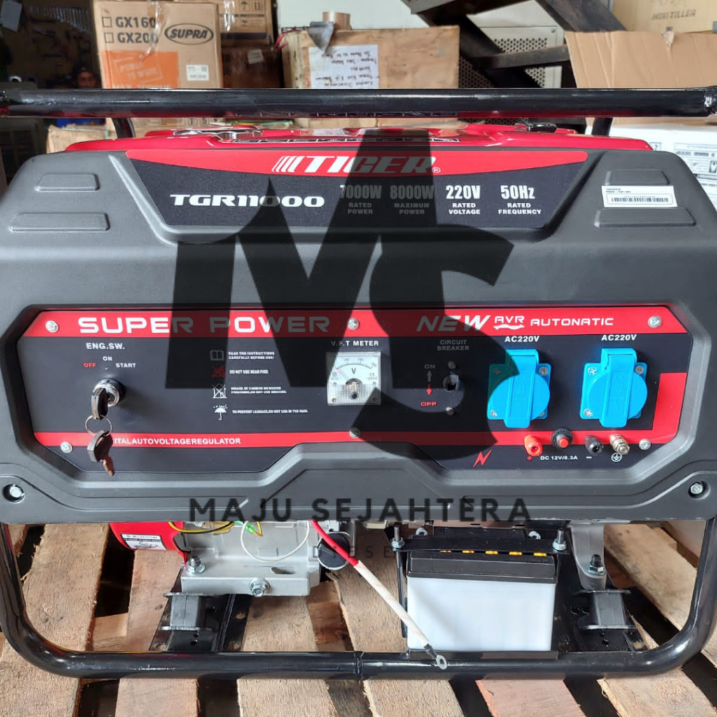 GENSET BENSIN 7500 WATT TIGER TGR11000