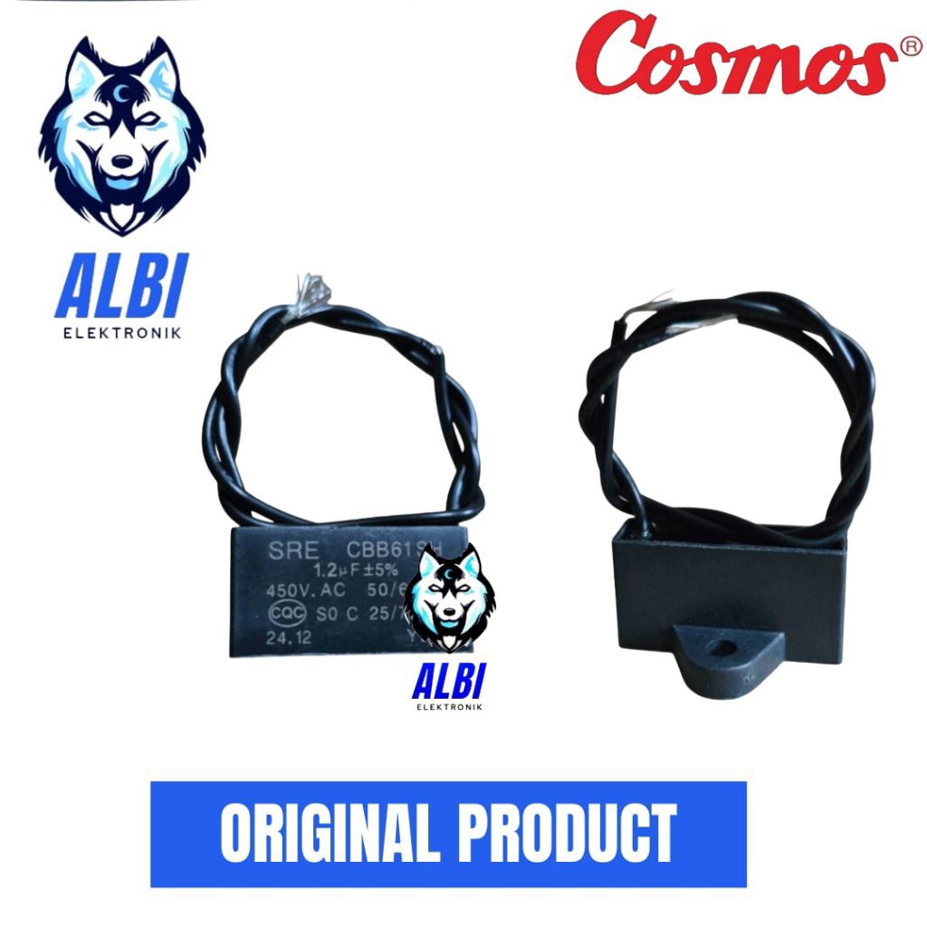 Kapasitor kipas angin COSMOS model kipas duduk,berdiri dan gantung - Capasitor kipas angin Cosmos