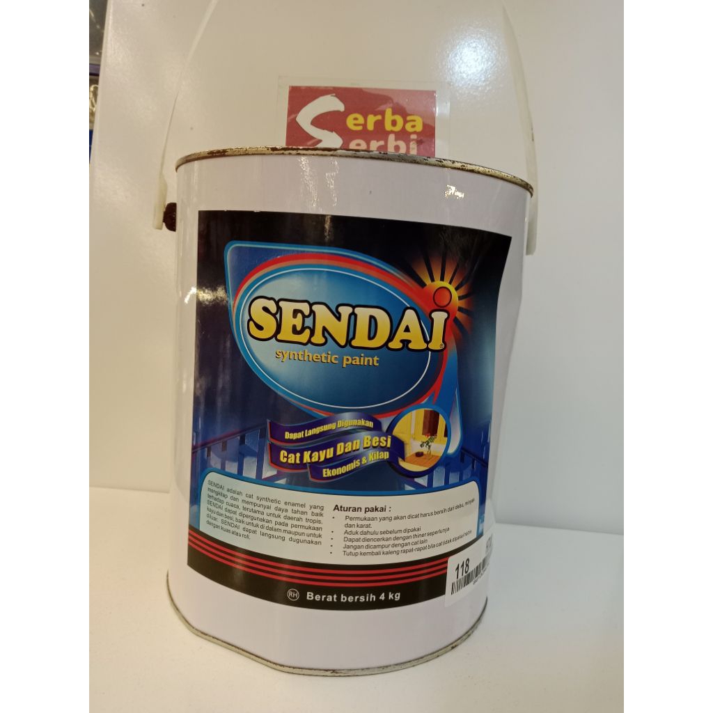 

*4KG SENDAI*Cat minyak kayu wood metal