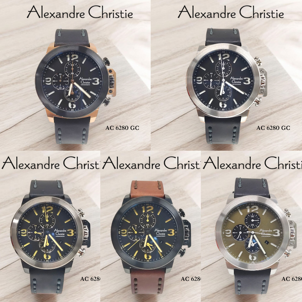 Jam Pria Alexandre Christie AC6280 AC 6280 GCL Original Garansi Resmi Alexander