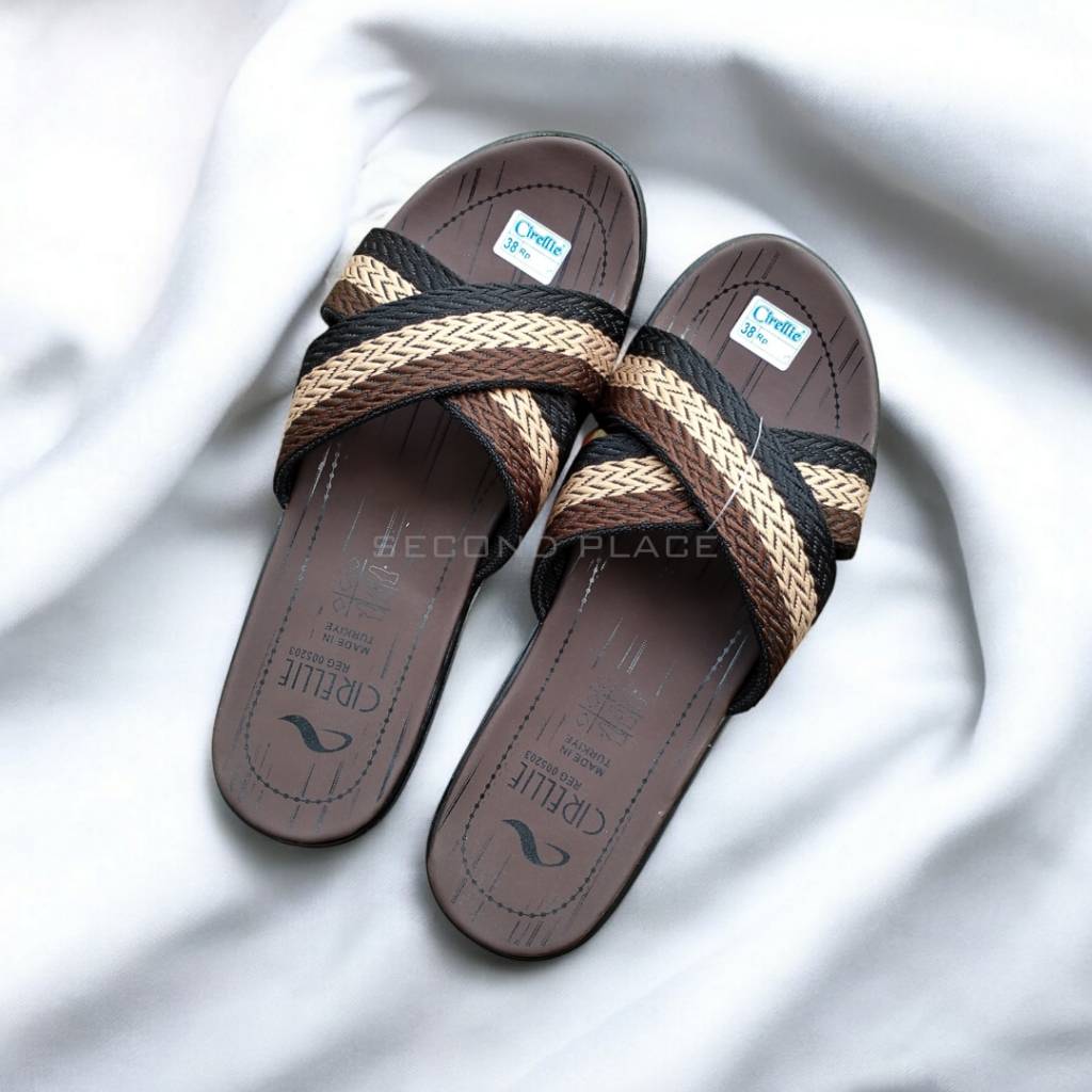 Vivi Series Ori Cirellie Turki B1X Sandal Selop Wanita 37-40 Bagus Nyaman Murah Dijamin Suka