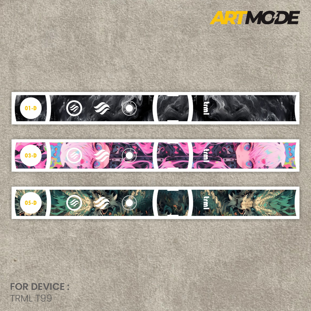 

(OUT-6) Artmodeestore stiker vinyl series T~99 | outer (luar)