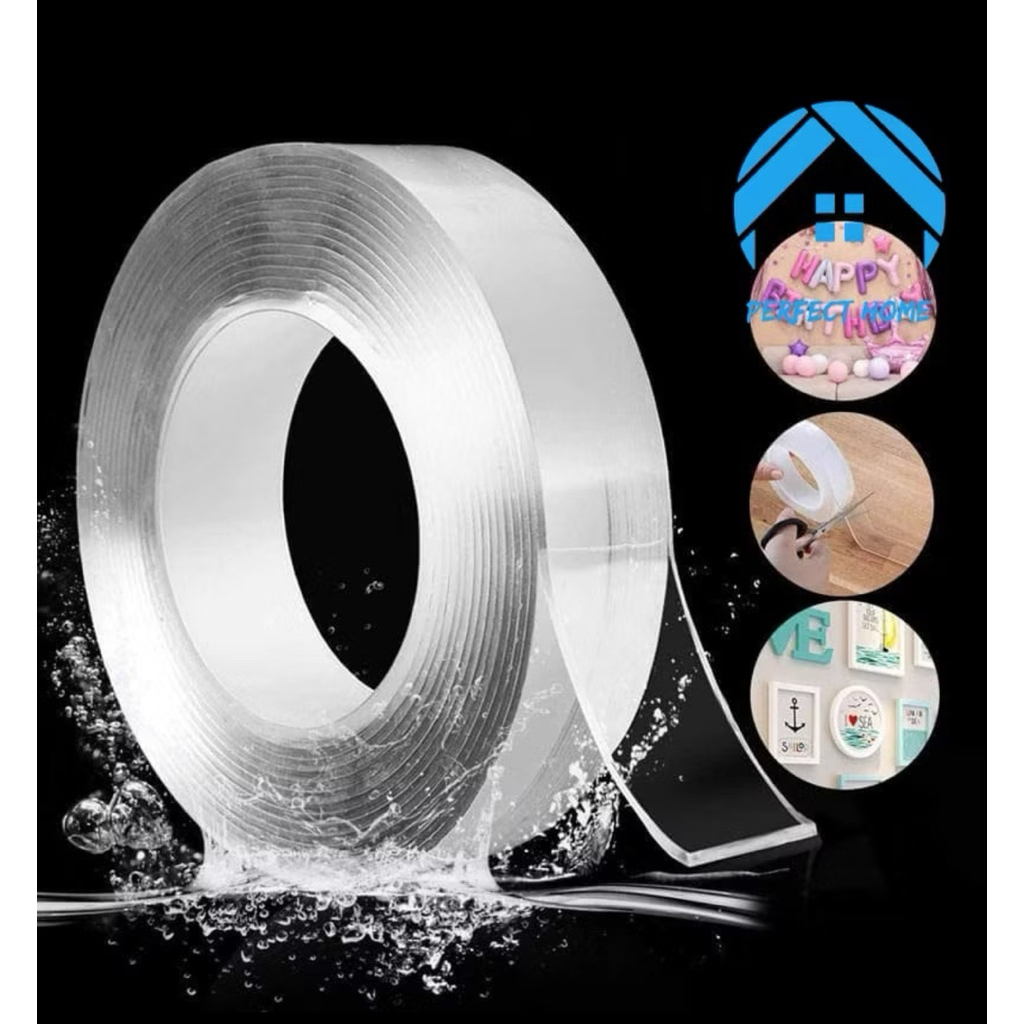 

Double Tape Nano Bening Double 3Cm x 5meter x 2MMTape Bening Double Tape TERMURAH