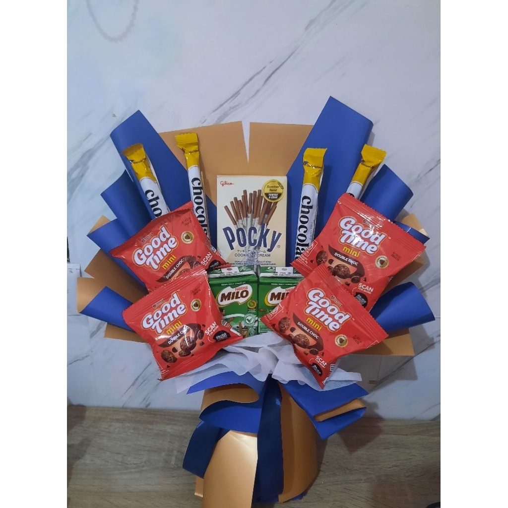 

buket snack /buket wisuda murah/ buket susu