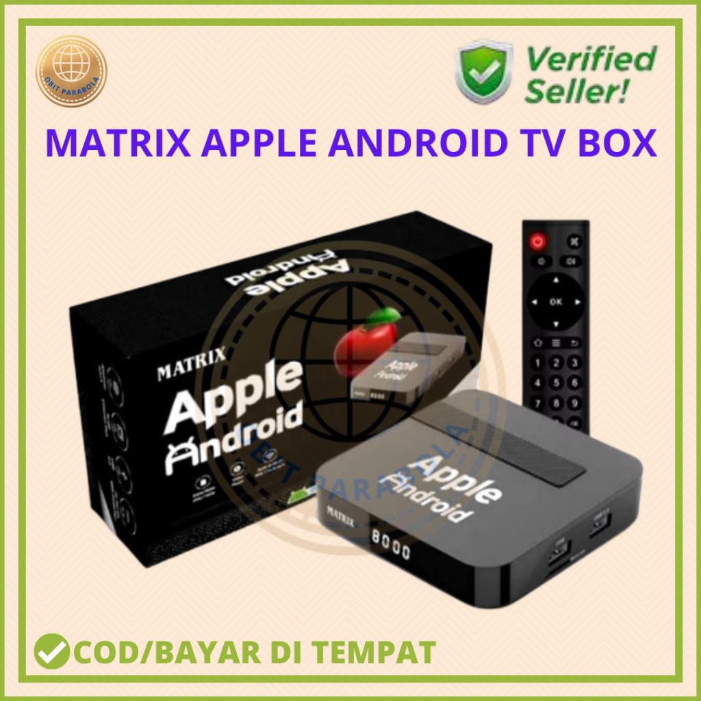 MATRIX APPLE ANDROID TV BOX TERLARIS TV BIASA JADI SMART TV