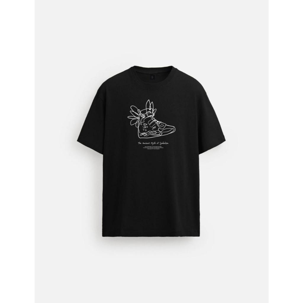 EXVECTO T-SHIRT - ANCIENT MYTH BLACK