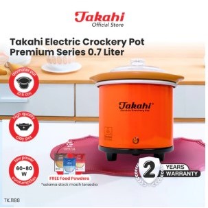 DVN Takahi Electric Crockery Pot 0.7 Liter Premium Series (INSTAN/SAMEDAY) | Slow Cooker