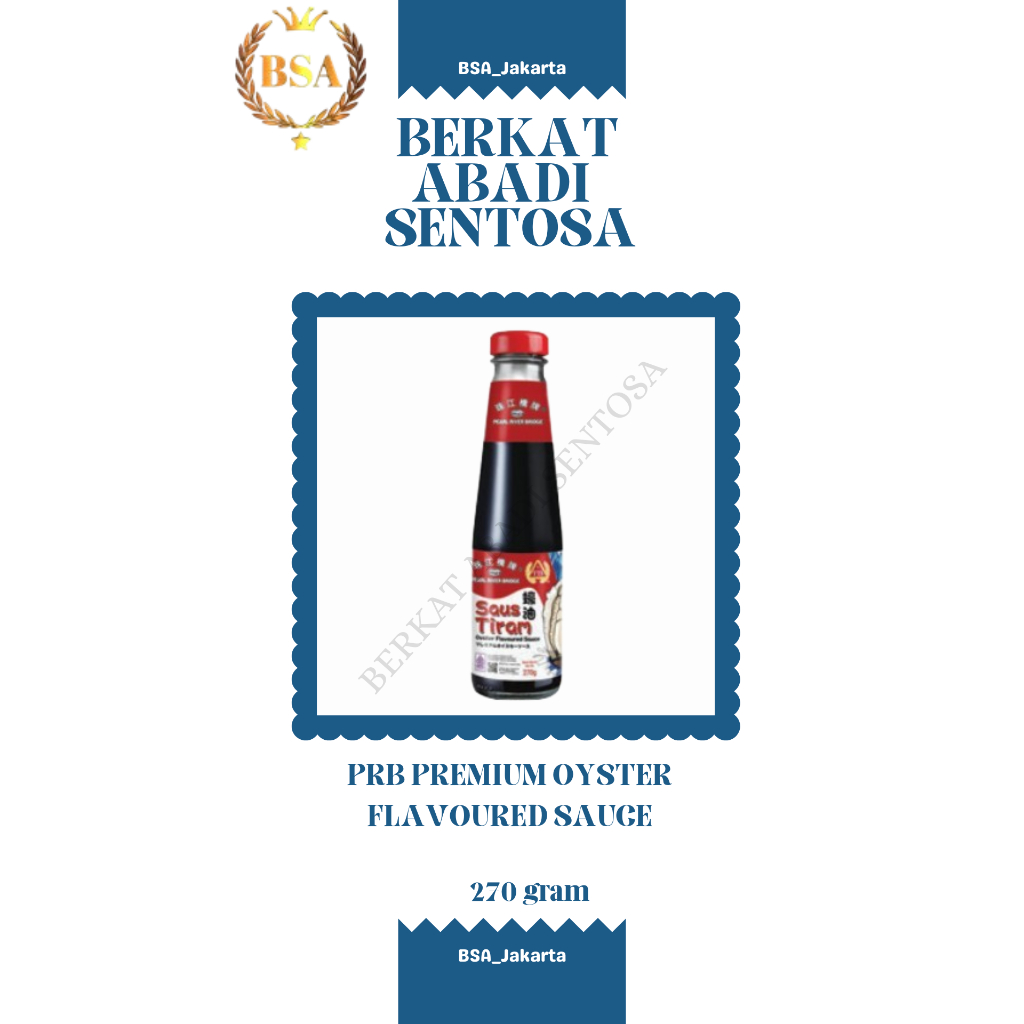 

PRB PREMIUM OYSTER FLAVOURED SAUCE (270 GR)