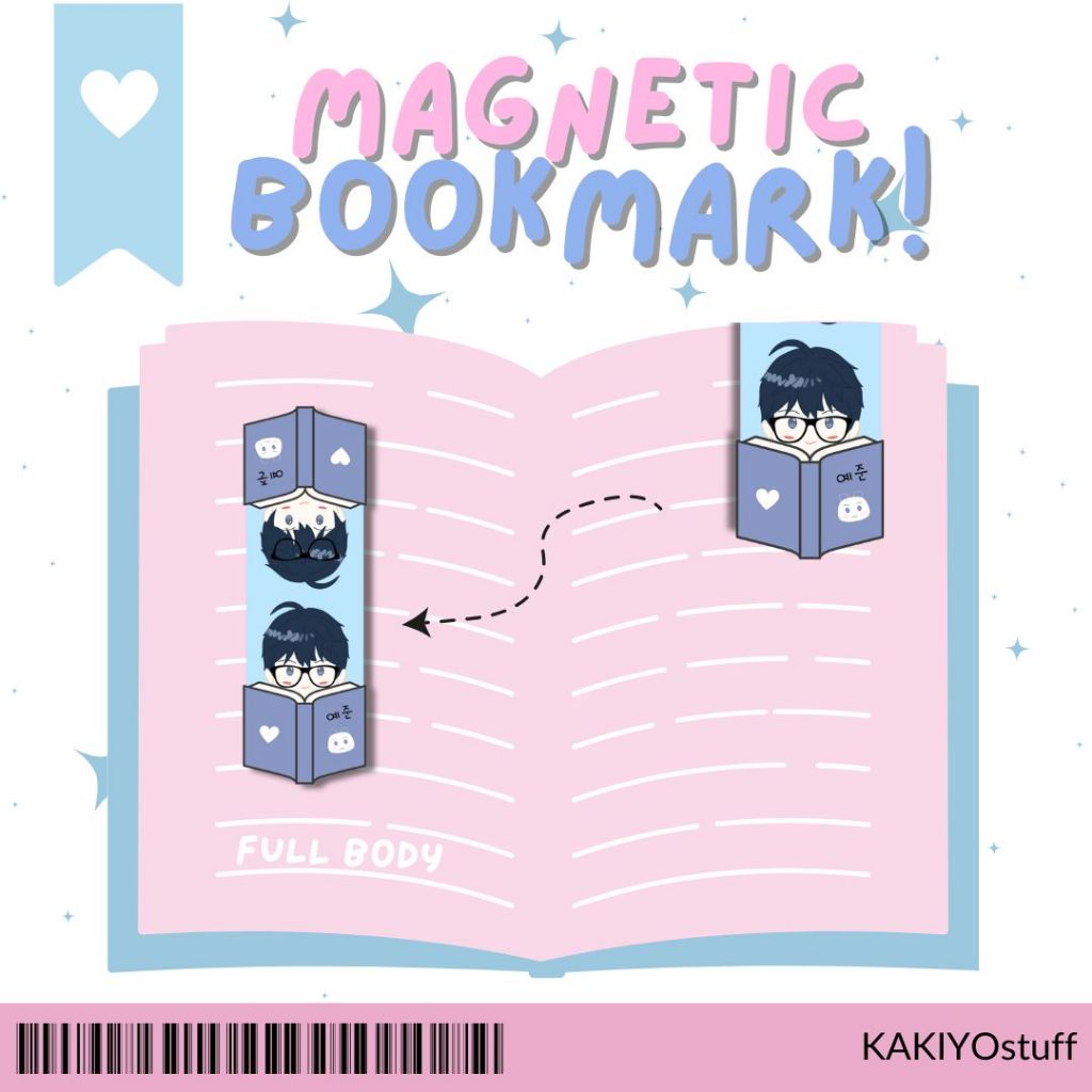 

[LAST STOCK] MAGNETIC BOOKMARK - PLAVE (EUNHO, BAMBY, HAMIN, YEJUN)/ JJK (GETO)/ LADS (SYLUS, CALEB)