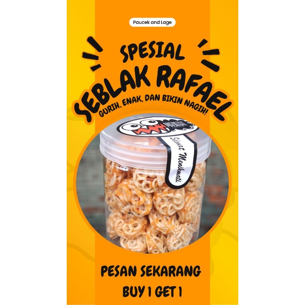 

Seblak Rafael Pedas Gurih , Beli 1 gratis 1