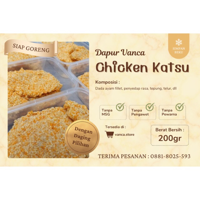 

DAPUR VANCA || CHICKEN KATSU FROZEN DADA AYAM FILLET CHICKEN KATSU TANGERANG SELATAN