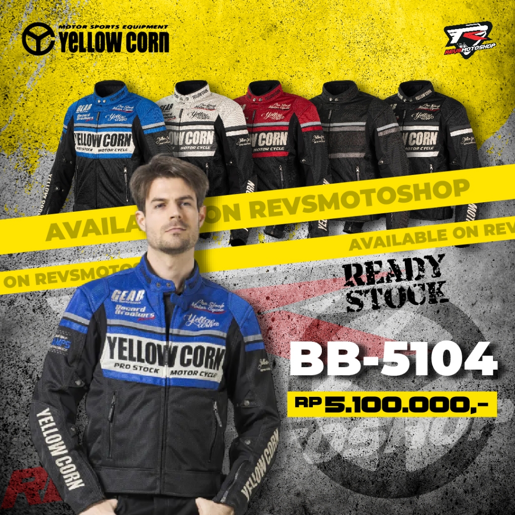 JAKET MOTOR Yellowcorn Jaket BB-5104 Original