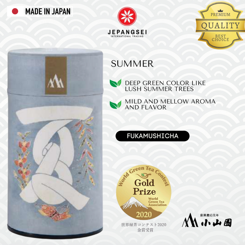 

JEPANGSEI PREMIUM Koyamaen Summer Fukamushicha Japanese Green Tea Teh Hijau Asli Jepang 100g 100% Original