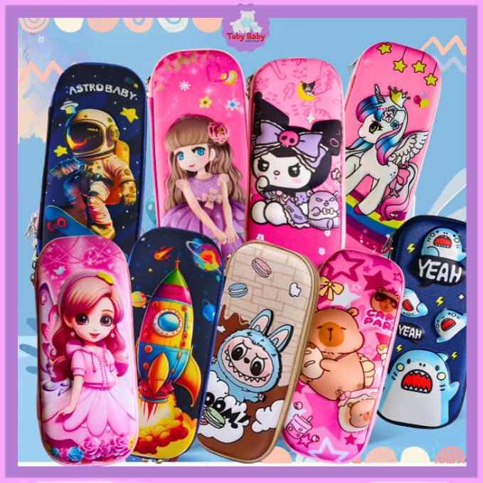 

Zx Kotak Pensil Karakter 3D Anak Sekolah Timbul Impor Premium Eva